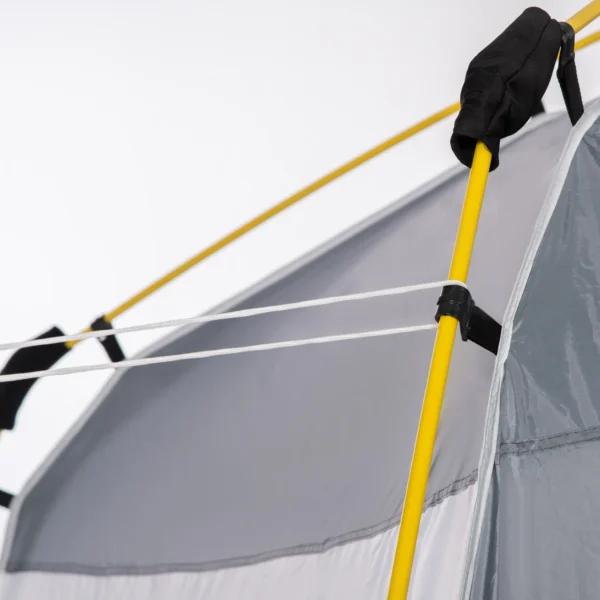 Koepeltent voor 4 personen licht, stabiel waterdicht uv 50+ pop up campingtent met haken deur raam, grondzeil familietent met 1000mm waterkolom tent voor camping reis trekking tuin 10