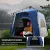 Koepeltent voor 4 personen licht, stabiel waterdicht uv 50+ pop up campingtent met haken deur raam, grondzeil familietent met 1000mm waterkolom tent voor camping reis trekking tuin 6