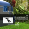Koepeltent voor 4 personen licht, stabiel waterdicht uv 50+ pop up campingtent met haken deur raam, grondzeil familietent met 1000mm waterkolom tent voor camping reis trekking tuin 8