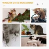 Krabmat 2 delige set voor katten, sisal krabtapijt grijs 130x45x03cm, sofa bescherming voor fauteuil & bank 7