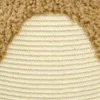 Krabton beerontwerp 2 niveaus 2 grotten met sisal kraboppervlak Φ35 x 66 cm lichtbruin voor kattenmeubels & speelplezier 9