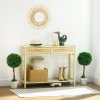 Kunstmatige boekbomen 2 delige set 60cm uv bestendige kunstplanten in bloempot voor woonkamer decoratie groen 2