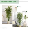 Kunstmatige plant 180 cm kunstbamboeboom met bloempot, decoratieve kunstboom in groen voor binnenruimtes 6
