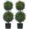 Kunstmatige planten 2 delig lavendel 70 cm uv bestendige kunstplant in bloempot voor woonkamer & tuin 1