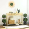 Kunstmatige planten 2 delig lavendel 70 cm uv bestendige kunstplant in bloempot voor woonkamer & tuin 5