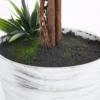 Kunstplant lavendel 2 delige set kunstmatige planten, 60 cm kamerplant in pot, kunstboom met kunstmos voor binnen, buiten 10