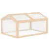Kweekkas broeikas 102x71x53cm met weerbestendige hout polycarbonaat dekking voor tuin & plantenverzorging 1