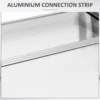 Luifel voordeur overkapping pultboogluifel 90x150cm van polycarbonaat met uv bescherming in wit voor optimale weersbescherming 8