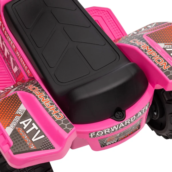 Mini elektrische quad voor kinderen 18 36 maanden, elektrische atv met led koplamp, metaal & pp kunststof, roze, veilig rijplezier voor kleine avonturiers 10
