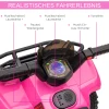 Mini elektrische quad voor kinderen 18 36 maanden, elektrische atv met led koplamp, metaal & pp kunststof, roze, veilig rijplezier voor kleine avonturiers 7