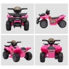Mini elektrische quad voor kinderen 18 36 maanden, elektrische atv met led koplamp, metaal & pp kunststof, roze, veilig rijplezier voor kleine avonturiers 9