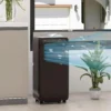 Mobiele airconditioning 3in1 koeling ventilatie ontvochtiging 9000btu led afstandsbediening timer zwart 2