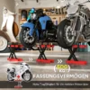 Motorfietsheffer 500 kg draagvermogen motorfietsheftafel 95 400 mm hoogteverstelbaar montageblok fietsreparatie schaarheffer in garage & buitenruimtes 5