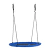 Ø110cm nestschommel outdoor, tot 150 kg, verstelbare kinderschommel, staal, blauw 1