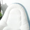 Opblaasbare sofa met voetenbank en bekerhouder, luchtbank voor kamperen en thuis, wit, 125x100x87cm 8