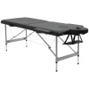 Opvouwbare massagetafel professionele 7 zone massagetafel, in hoogte verstelbaar, belastbaar tot 130kg, ideaal voor spa & salon, zwart 1