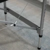 Opvouwbare massagetafel professionele 7 zone massagetafel, in hoogte verstelbaar, belastbaar tot 130kg, ideaal voor spa & salon, zwart 8