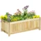 Opvouwbare plantenbak 70x30x25cm voor tuin terras balkon van natuurlijk sparrenhout 1