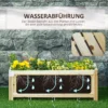 Opvouwbare plantenbak 70x30x25cm voor tuin terras balkon van natuurlijk sparrenhout 6