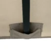 Outsunny tuinpaviljoen 3x3m met ventilatiegaten 4 zijpanelen weerbestendig roestbestendig gemaakt van aluminium en polyester 2,97x2,97x2,6m in khaki 9