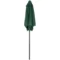 Parasol Ø196 cm, parasol met kantelfunctie, zeshoekige balkonparasol strandparasol windvast stabiel marktparasol draaiparasol zonbescherming voor strand balkon tuin, groen 1