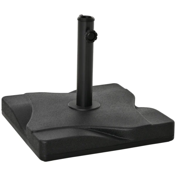 Parasolvoet 20 kg voor parasolstangen 30 38 mm, stabiele cementvoet 41,5x41,5 cm, ideaal voor tuin en terras 1