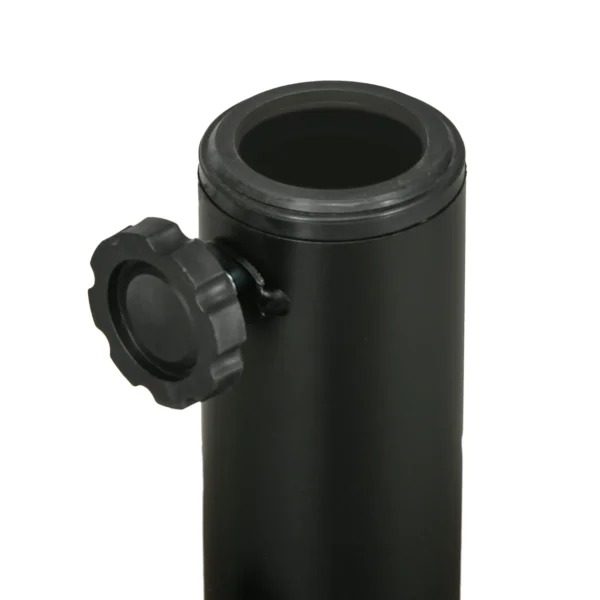 Parasolvoet 29kg voetstuk voor Ø38/48mm masten in rattanlook, ideaal voor tuin & balkon, hdpe zwart Ø51x36cm 9