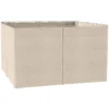 Paviljoen 3x4 m met 4 zijpanelen, feesttent gemaakt van polyester in beige, 352 x 205 cm, ideaal voor tuinfeesten 1