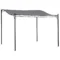 Pergola tuinpaviljoen overkapping tent metaal grijs 297x297cm voor tuin terras balkon 1