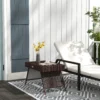 Rattan klaptafel weerbestendige tuin tafel bruin 60x41x41cm ideaal voor balkon & terras 2