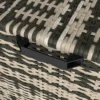 Rattan kussenbox 350l 2 niveaus weerbestendig kussenbox met deksel hefstangen draaggrepen uv bestendig tuinbox opbergbox tuinkist voor tuin terras balkon 118x57x69 cm gemengd grijs 10
