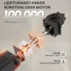 Relaxstoel elektrisch tv stoel met geheugenfunctie, stiller geluid, verstelbare ligfunctie relaxstoel met huisdiervriendelijk fluweelimitatie, afstandsbediening crème 5