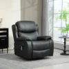 Relaxstoel met massagefunctie, elektrische tv stoel met ligfunctie, verwarmingsfunctie, draaibare massagestoel met veersysteem 2
