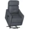 Relaxstoel tv stoel met ligfunctie en opsta hulp, polyester stof, staal, grijs, 71 x 94 x 104 cm voor comfortabel zitten 1