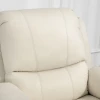 Relaxstoel tv stoel met ligfunctie, voetensteun, pocketverensysteem, draaibare tv stoel voor woonkamer, slaapkamer, crème 10