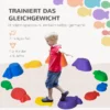 Rivierstenen, balansstenen, stapstenen voor kinderen, balansspel, antislip, tot 100 kg 5