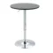 Ronde bartafel hoogteverstelbaar draaitafel staal zwart Ø61x70 97cm 1
