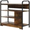 Schoenenrek schoenenstandaard 4 niveaus met handvat voor maximaal 11 paar schoenen schoenenplank voor entree hal 70 x 30 x 65 cm rustiek bruin 1