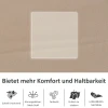 Schommelstoel tuinstoel schommelligstoel metaal mesh beige 150x62x88cm voor ontspannende uren buitenshuis 6