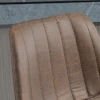 Set van 2 barkrukken keukenkrukken in hoogte verstelbaar met voetsteunen draaistoel bruin polyester 43 x 46,5 x 89 110 cm voor bar keuken 10