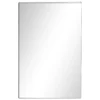 Spiegelkast, badkamerkast met 3 niveaus, medicijnkast voor badkamer, slaapkamer, roestvrij staal, zilver, 39 x 12 x 60 cm 1