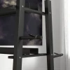Sportnow haltersstandaard 3 niveaus tot 200 kg staal zwart 131x75x80 cm voor fitnessruimte & thuis training 10