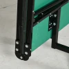 Sportnow indoor tafeltennistafel met wielen, opvouwbare tafeltennistafel, tafeltennisset met 2 tafeltennisbatjes, 3 ballen, staal, groen 10