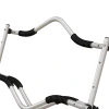 Sportnow kajakwagen verstelbare kano wagen boot wagen surfplank wagen boottrailer met spanband voor kano surfplank peddelborden aluminium geel 10