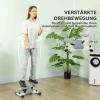 Sportnow mini stepper voor thuis met lcd display, up down stepper met antislip pedalen, stepper hometrainer tot 100 kg, voor been training, thuis kantoor fitness oefening, grijs 5