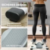 Sportnow mini stepper voor thuis met lcd display, up down stepper met antislip pedalen, stepper hometrainer tot 100 kg, voor been training, thuis kantoor fitness oefening, grijs 8
