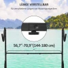 Sportnow verstelbaar kajakrek voor 2 kajaks, surfplanken, stand up paddles met gevoerde metalen houders 6