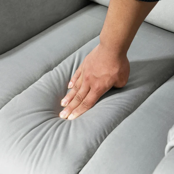 Sta op hulp relaxstoel elektrische massagestoel tv stoel met ligfunctie fluweelachtig polyester metaal schuim 10