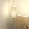 Staande lamp, staande lamp met stoffen lampenkap, e27 fitting, staande lamp staande lamp met voetschakelaar voor woonkamer, slaapkamer, exclusief lichtbron, wit 10