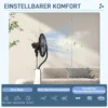 Staande ventilator met waternevel functie 90w, 3l tank, 3 niveaus, oscillerend, met afstandsbediening, zwart 6
